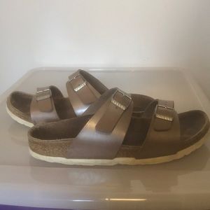 Bronze Birkenstock Sandals